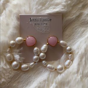 Kate spade earrings. Fresh water pearls